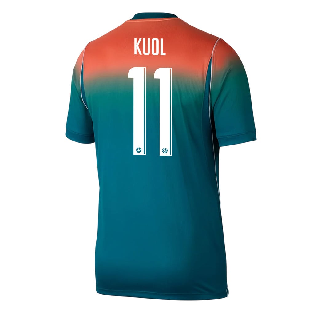 Garang Kuol 11 Australia National Team 2026 Away Jersey - Teal, Men