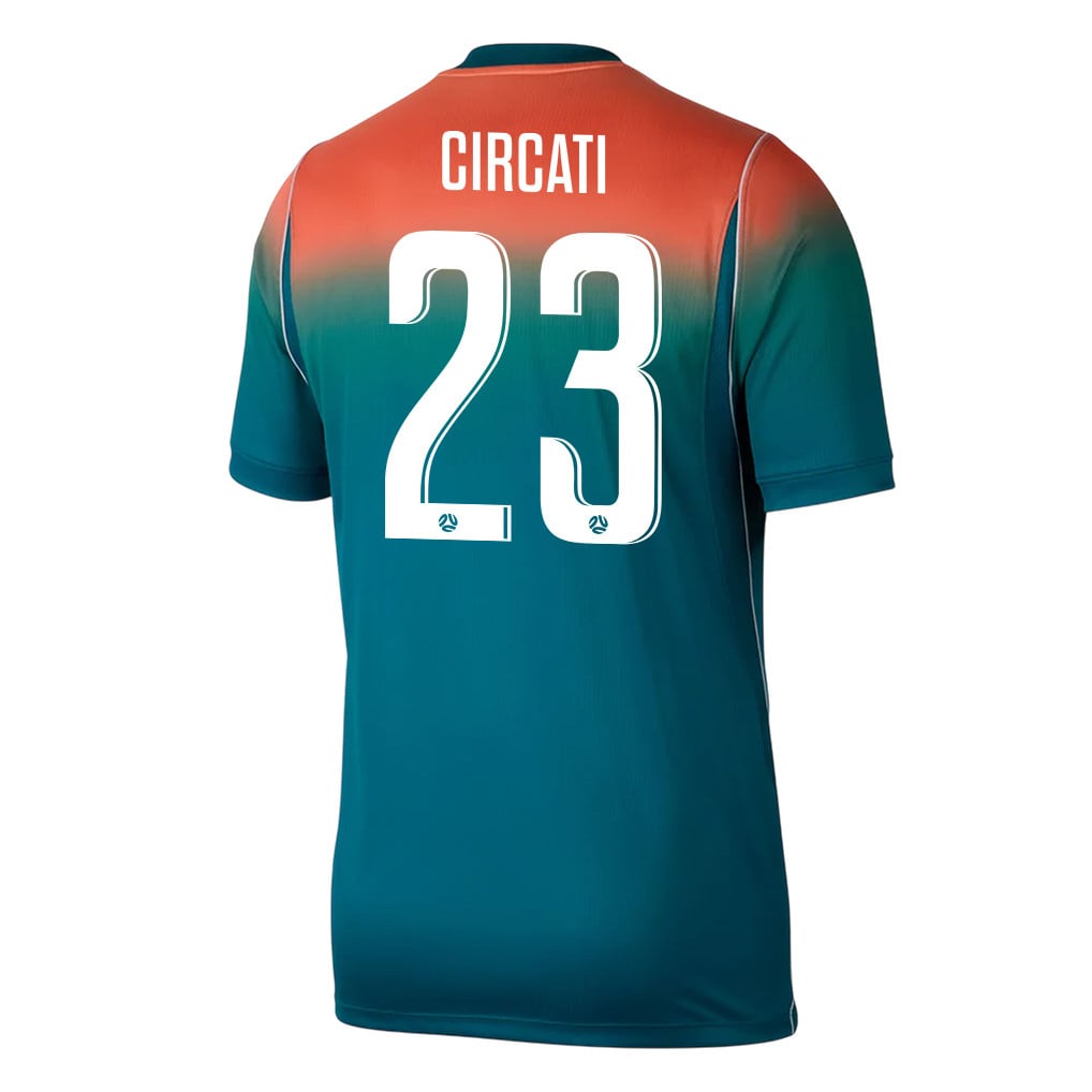 Alessandro Circati 23 Australia National Team 2026 Away Jersey - Teal, Men