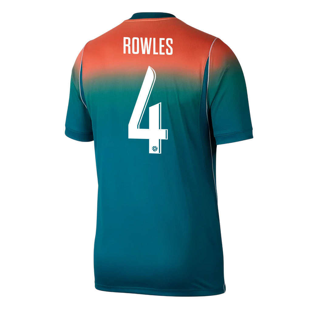 Kye Rowles 4 Australia National Team 2026 Away Jersey - Teal, Men