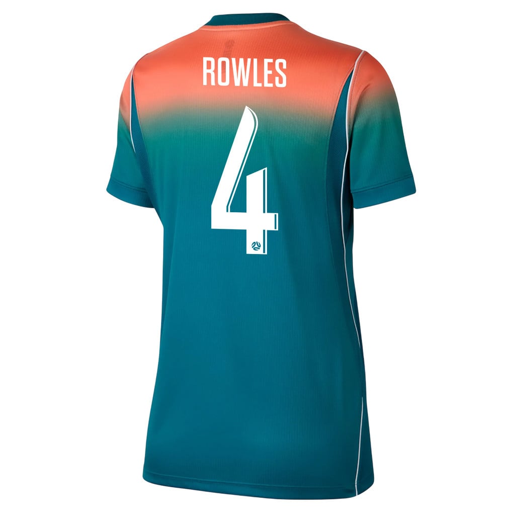 Kye Rowles 4 Women's Australia National Team 2026 Away Jersey - Teal