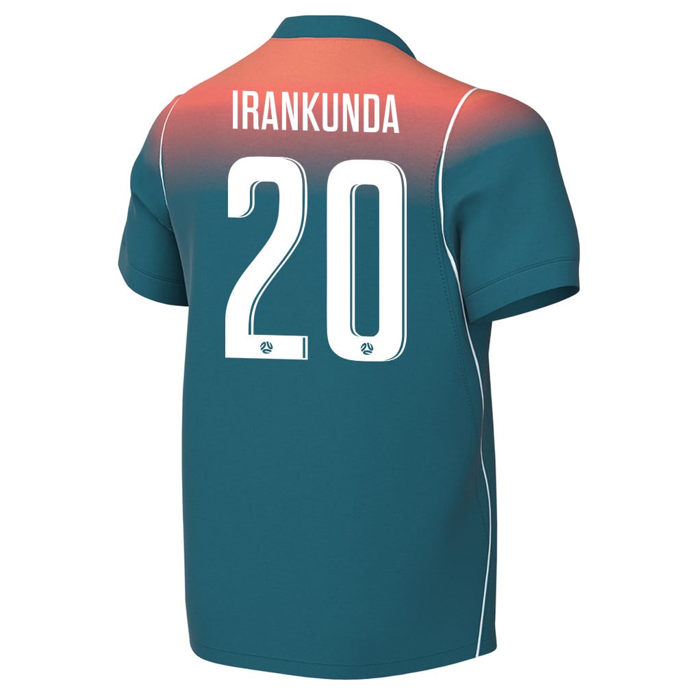 Nestory Irankunda 20 Youth Australia National Team 2026 Away Jersey - Teal