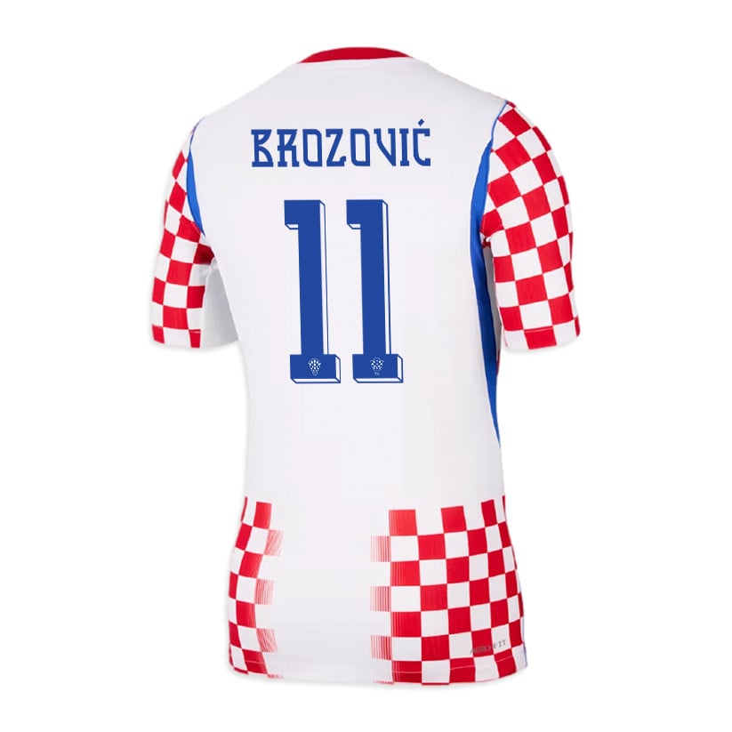 Marcelo Brozović 11 Croatia National Team 2026 Home Jersey - Men, White/ Red