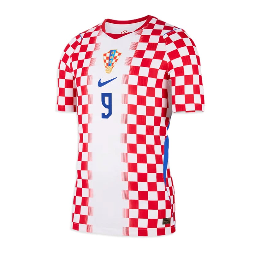 Andrej Kramarić 9 Croatia National Team 2026 Home Jersey - Men, White/ Red