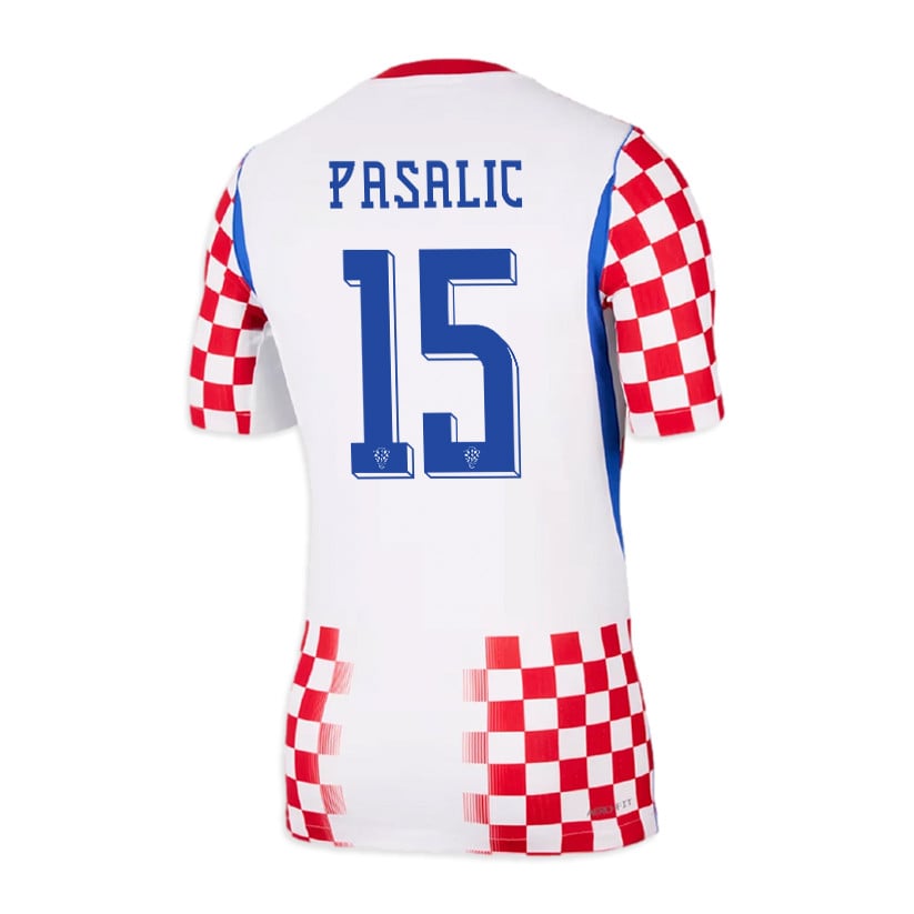 Mario Pasalic 15 Croatia National Team 2026 Home Jersey - Men, White/ Red