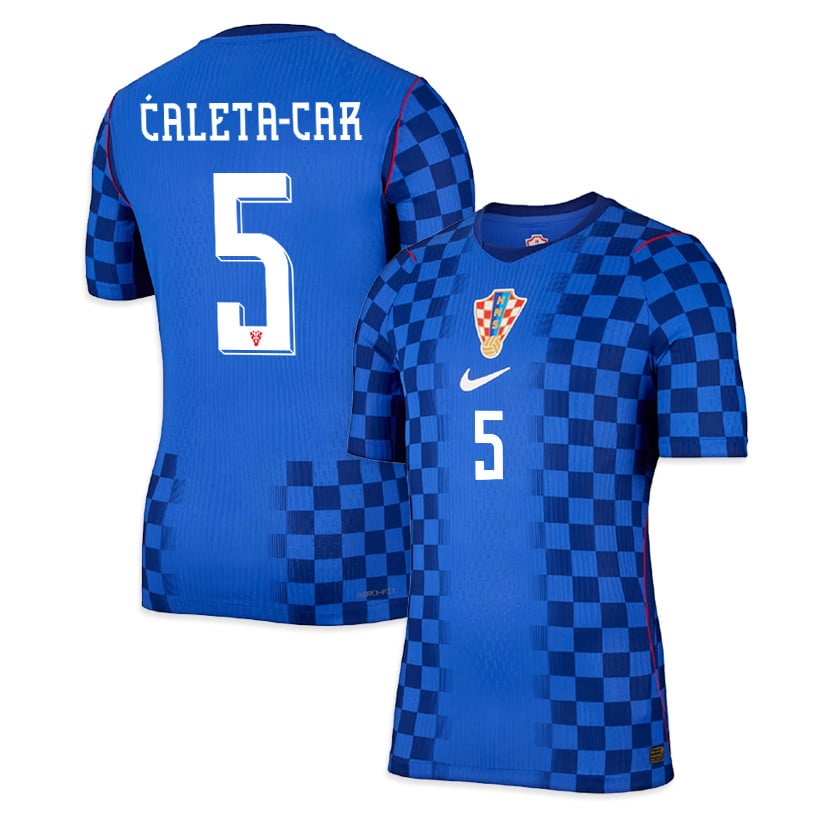 Duje Ćaleta-Car 5 Croatia National Team 2026 Away Jersey - Men, Blue