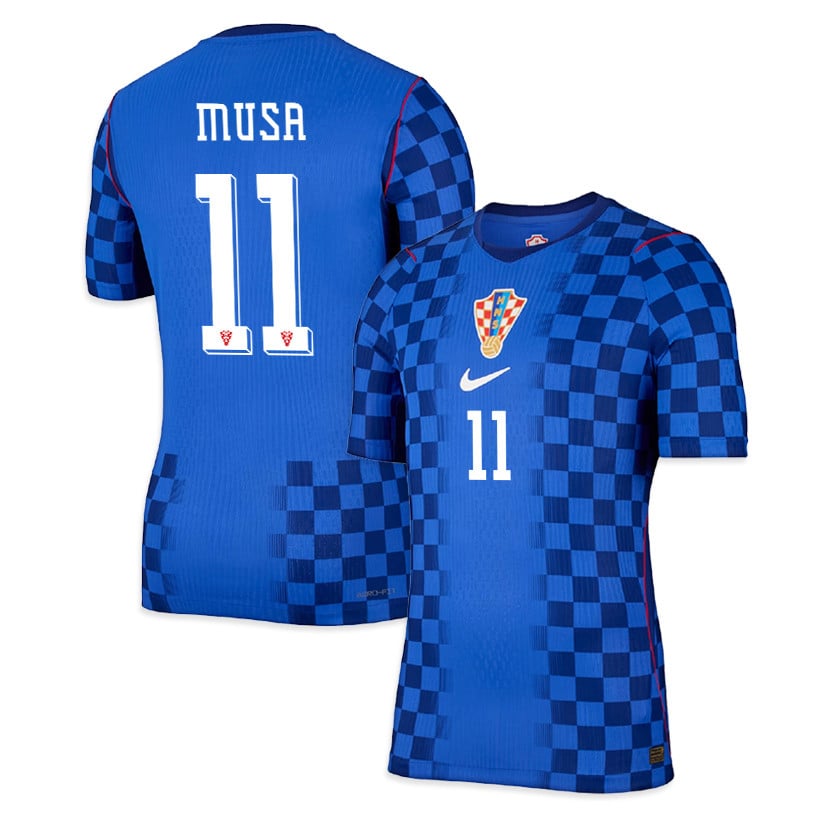 Petar Musa 11 Croatia National Team 2026 Away Jersey - Men, Blue