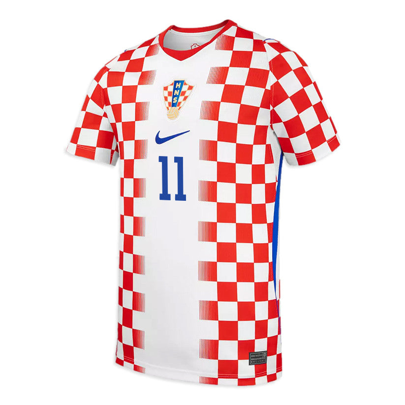 Marcelo Brozović 11 Youth Croatia National Team 2026 Home Jersey - White/ Red