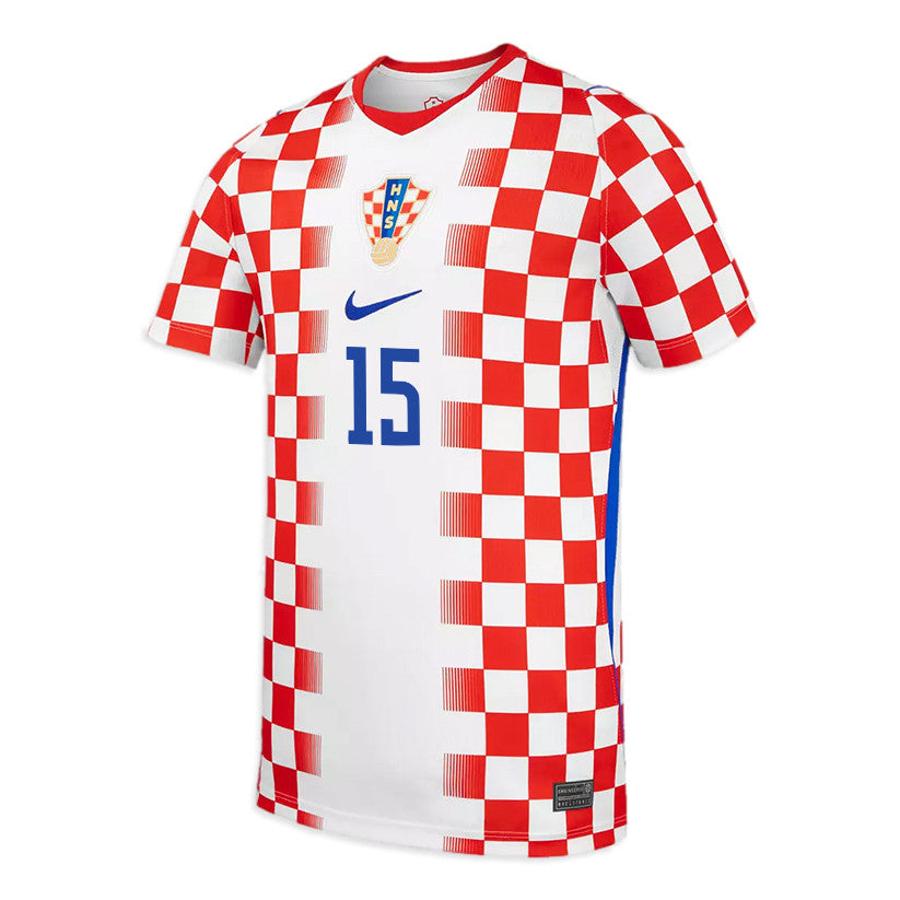 Mario Pasalic 15 Youth Croatia National Team 2026 Home Jersey - White/ Red