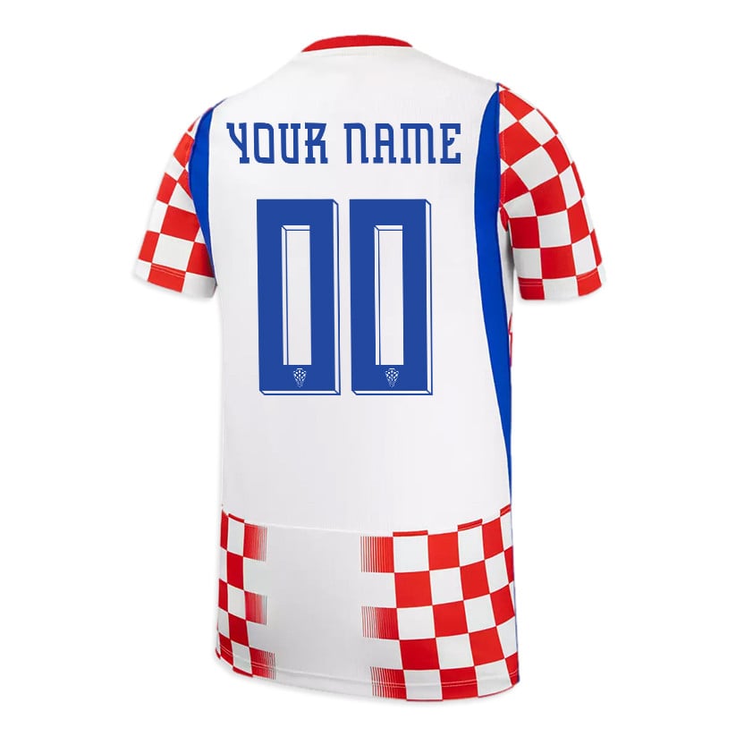 Croatia National Team 2026 Youth Home Jersey - White/ Red