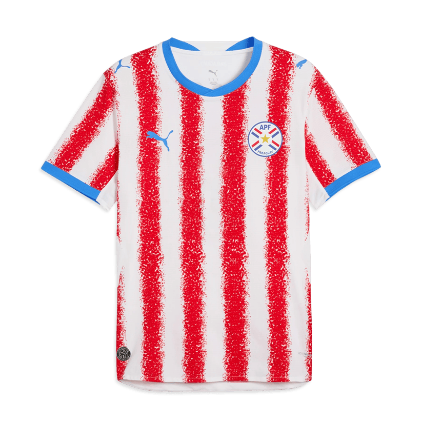 Paraguay National Team 2026 Home Jersey - White/Red, Men