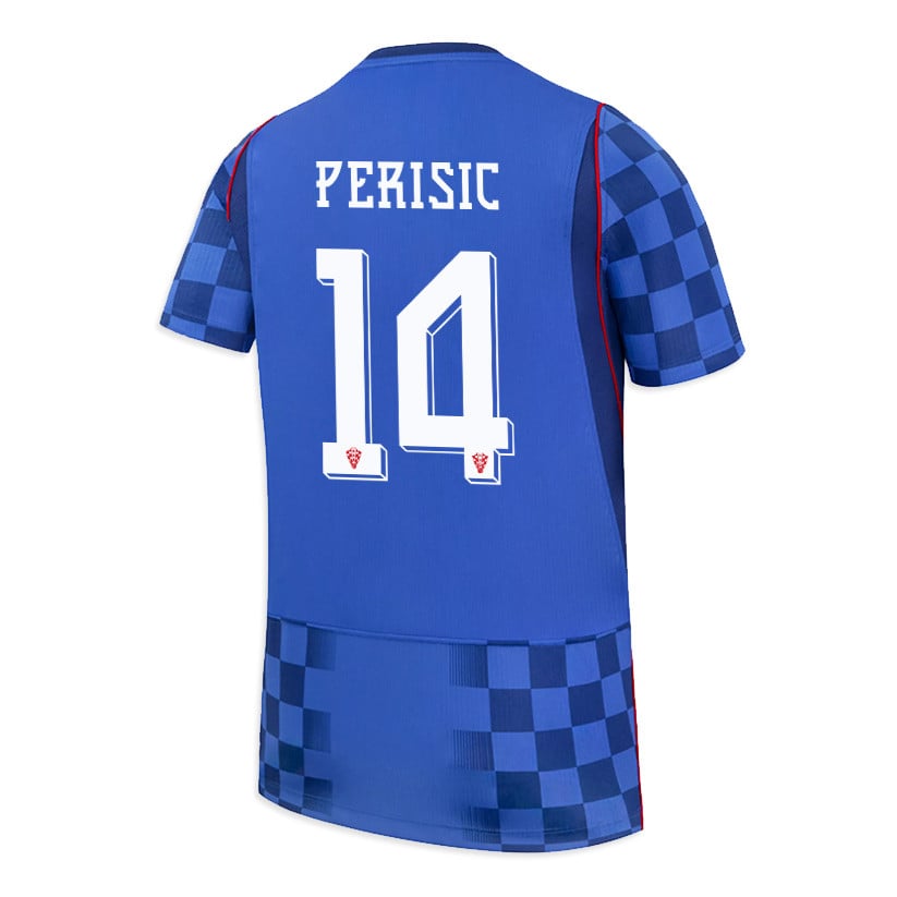 Ivan Perisic 14 Youth Croatia National Team 2026 Away Jersey - Blue
