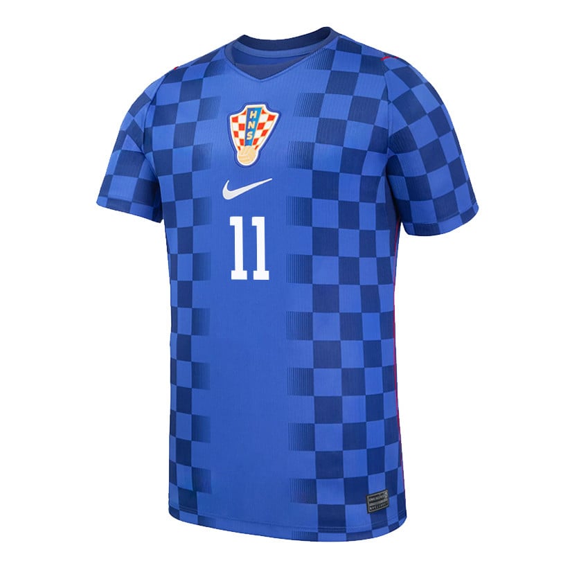 Petar Musa 11 Youth Croatia National Team 2026 Away Jersey - Blue