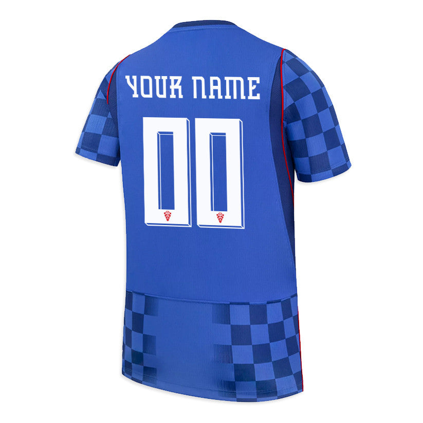 Croatia National Team 2026 Youth Personalized Away Jersey - Blue