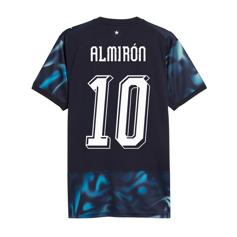 Miguel Almirón 10 Paraguay National Team 2026 Away Jersey - Navy, Men