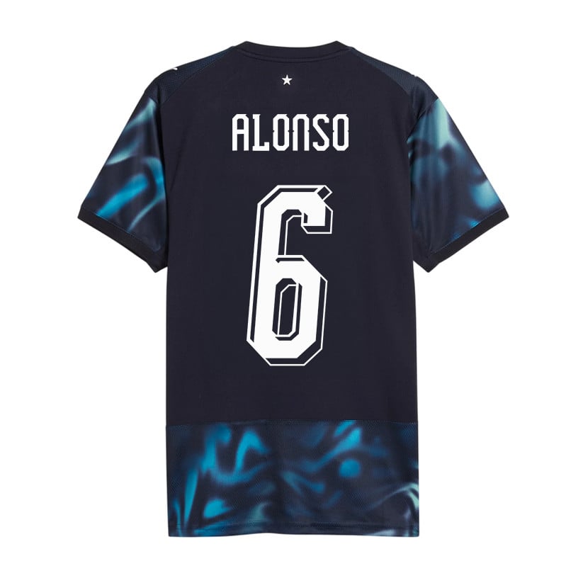 Júnior Alonso 6 Paraguay National Team 2026 Away Jersey - Navy, Men