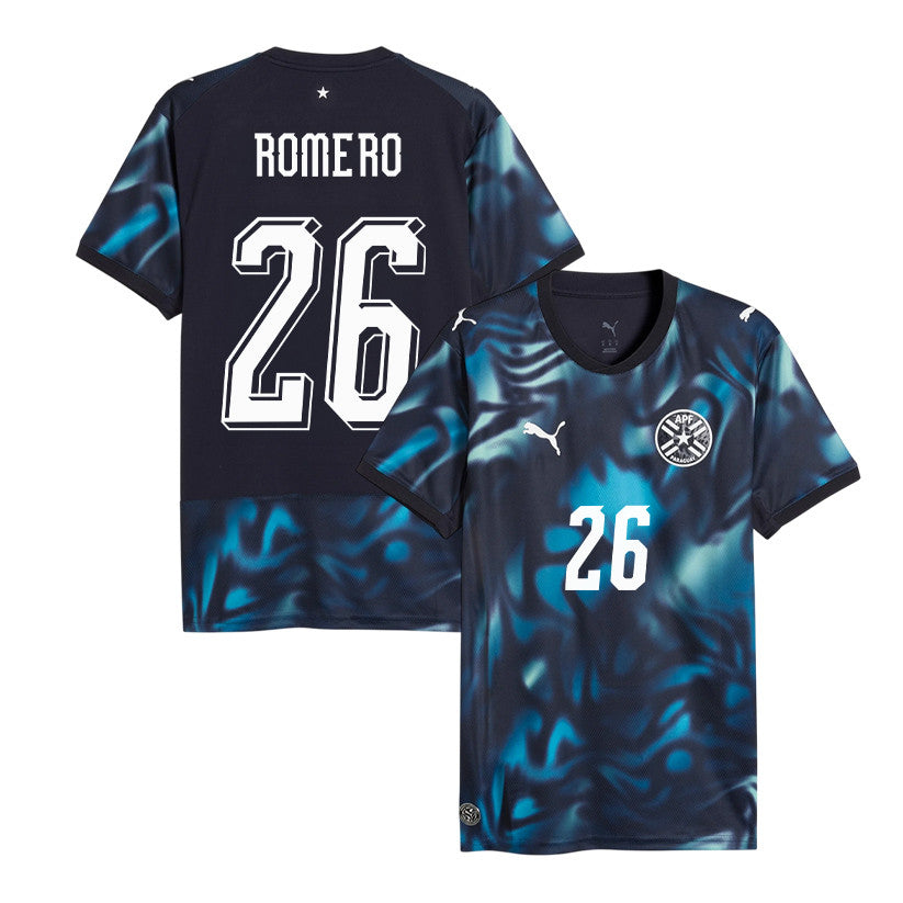 Lucas Romero 26 Paraguay National Team 2026 Away Jersey - Navy, Men