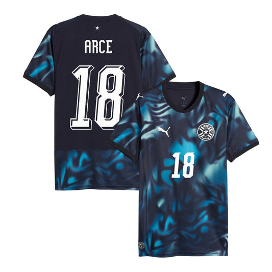 Alex Arce 18 Paraguay National Team 2026 Away Jersey - Navy, Men