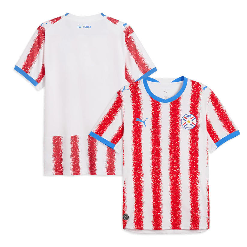 Paraguay National Team 2026 Youth Home Jersey - White/Red