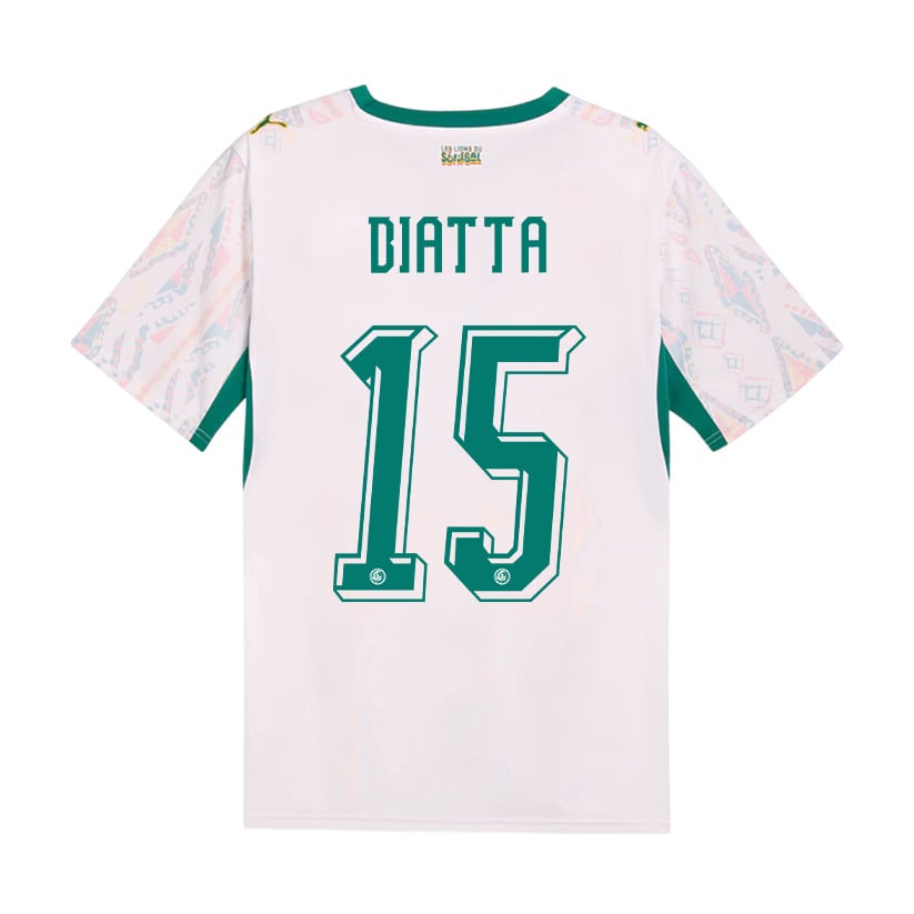 Krépin Diatta 15 Senegal National Team 2026 Home Jersey - Men, White