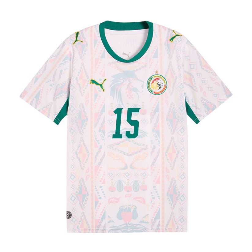 Krépin Diatta 15 Senegal National Team 2026 Home Jersey - Men, White