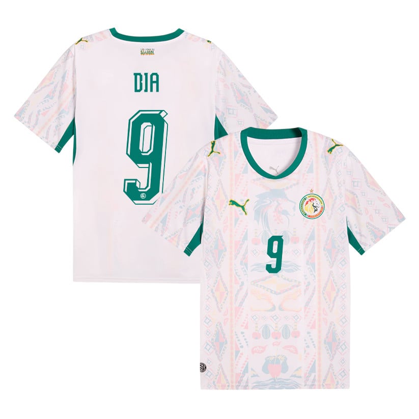 Boulaye Dia 9 Senegal National Team 2026 Home Jersey - Men, White