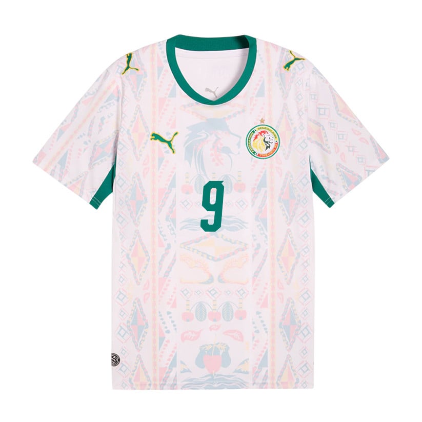Boulaye Dia 9 Senegal National Team 2026 Home Jersey - Men, White