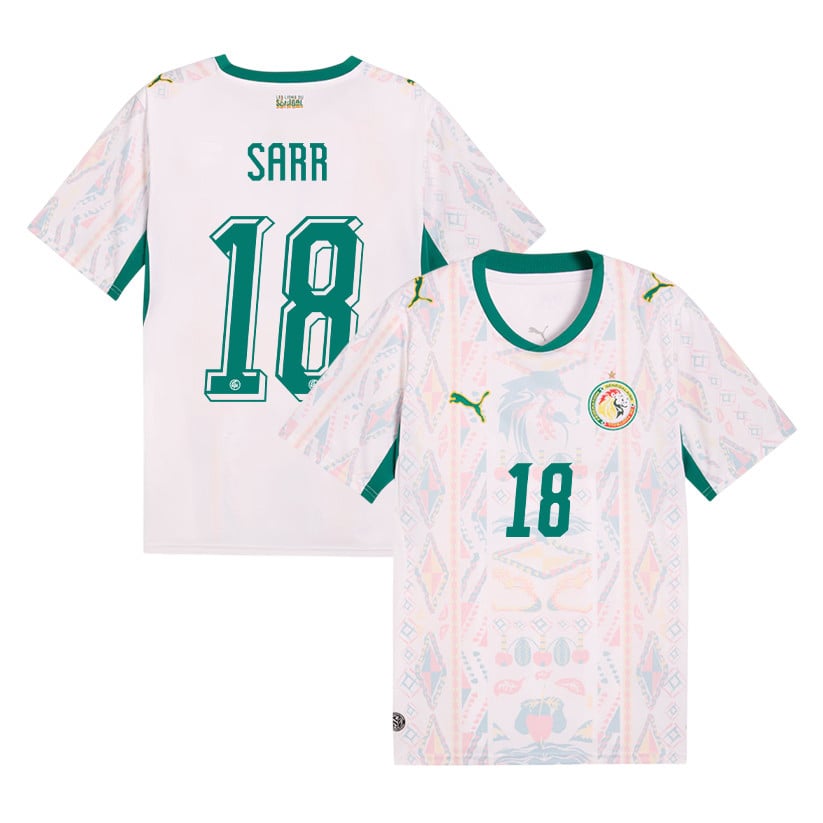 Ismaïla Sarr 18 Senegal National Team 2026 Home Jersey - Men, White