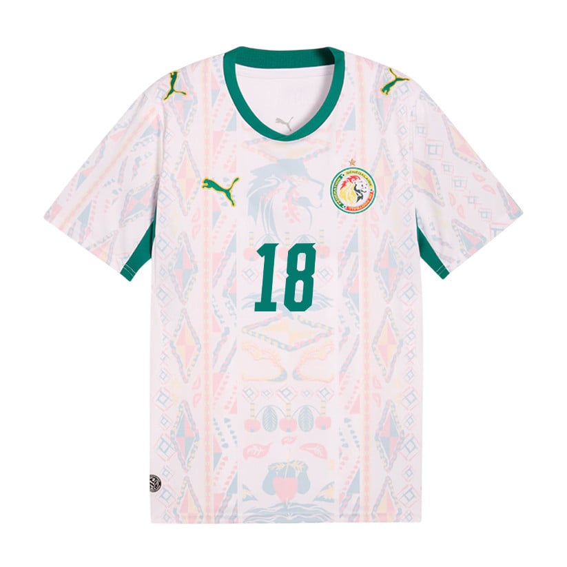 Ismaïla Sarr 18 Senegal National Team 2026 Home Jersey - Men, White