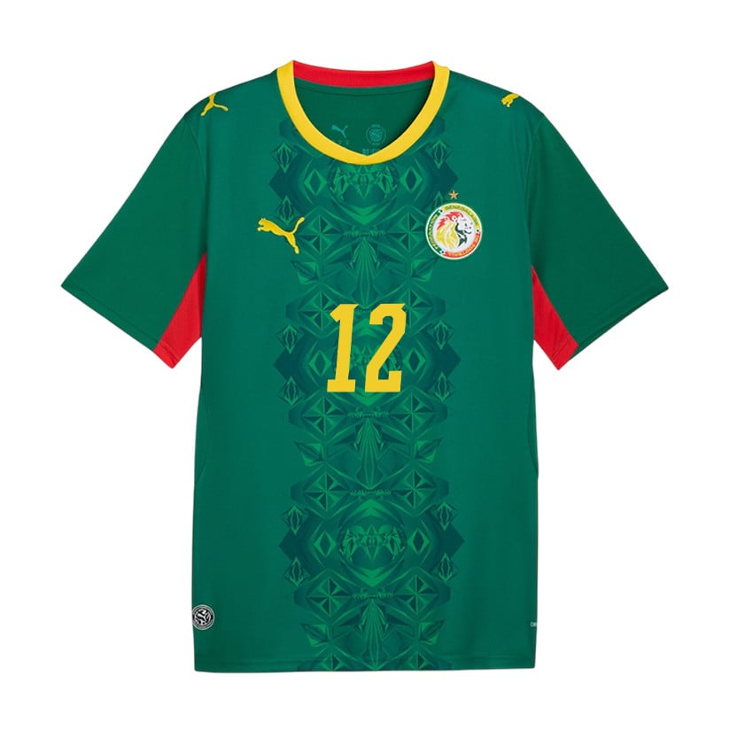 Cherif Ndiaye 12 Senegal National Team 2026 Away Jersey - Green, Men
