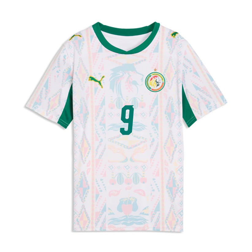 Boulaye Dia 9 Youth Senegal National Team 2026 Home Jersey - White