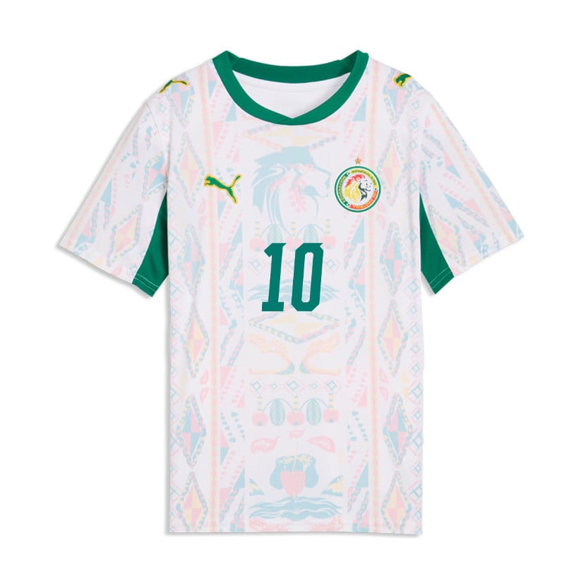 Sadio Mané 10 Youth Senegal National Team 2026 Home Jersey - White