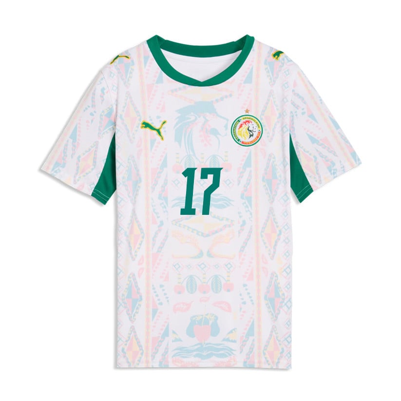 Ismaïla Sarr 18 Youth Senegal National Team 2026 Home Jersey - White