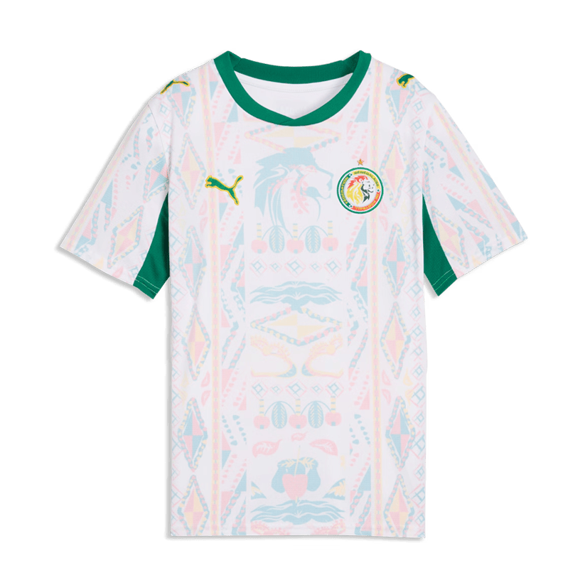 Senegal National Team 2026 Youth Home Jersey - White
