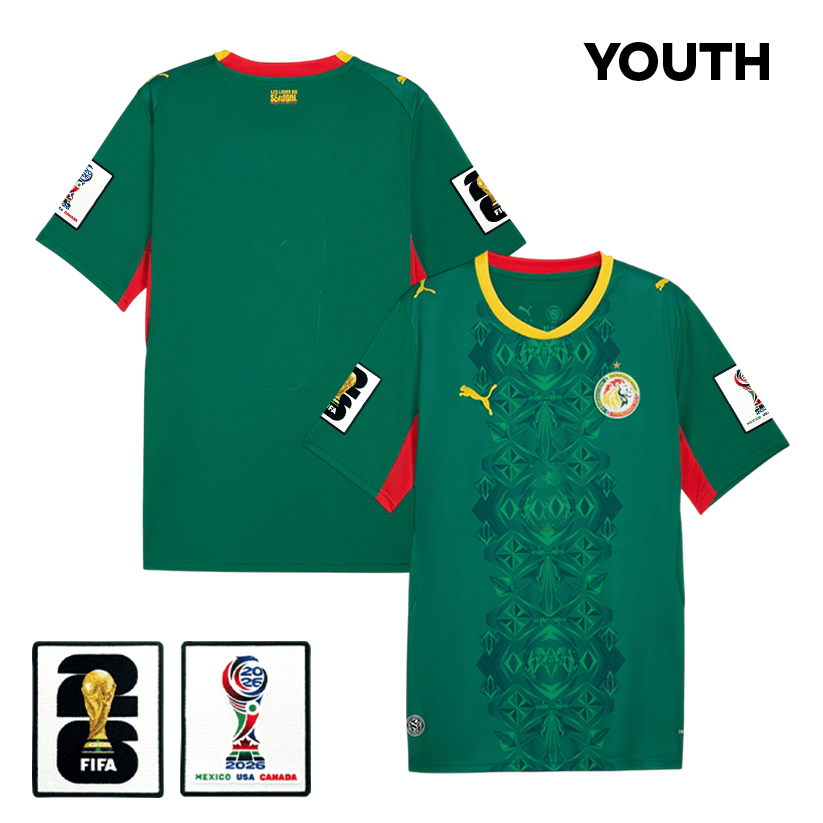 Senegal National Team 2026 Youth Away Jersey - Green