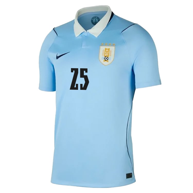 Nicolás Fonseca 25 Uruguay National Team 2026 Home Jersey - Blue, Men