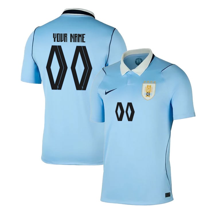Uruguay National Team 2026 Personalized Home Jersey - Blue, Men