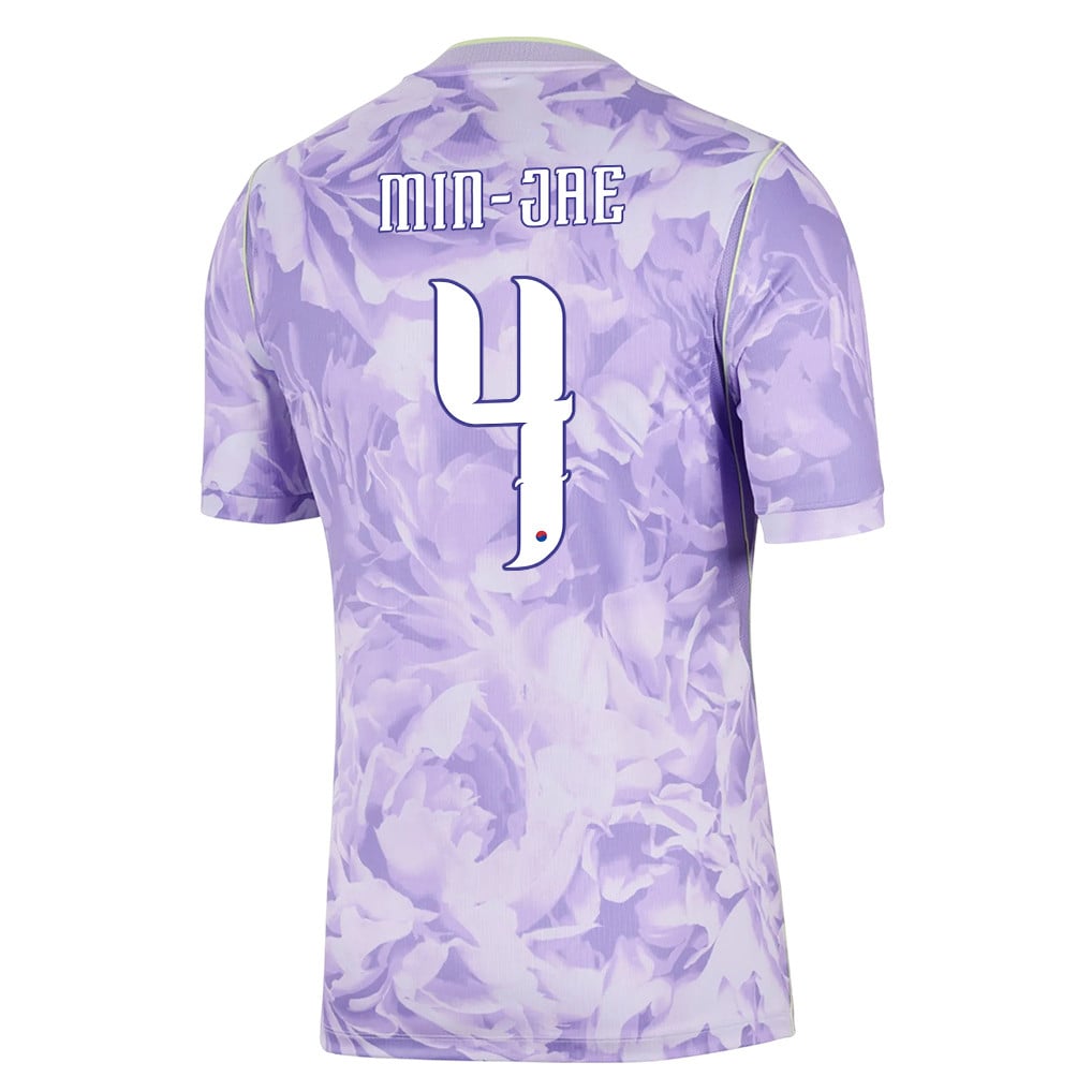Min-Jae Kim 4 South Korea National Team 2026 Away Jersey - Men, Purple