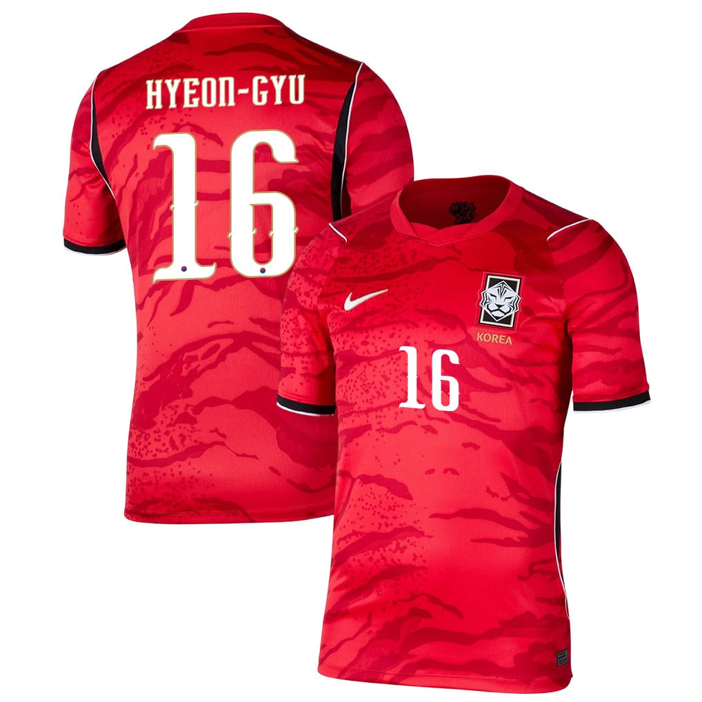 Oh Hyeon-gyu 16 South Korea National Team 2026 Home Jersey - Red, Men
