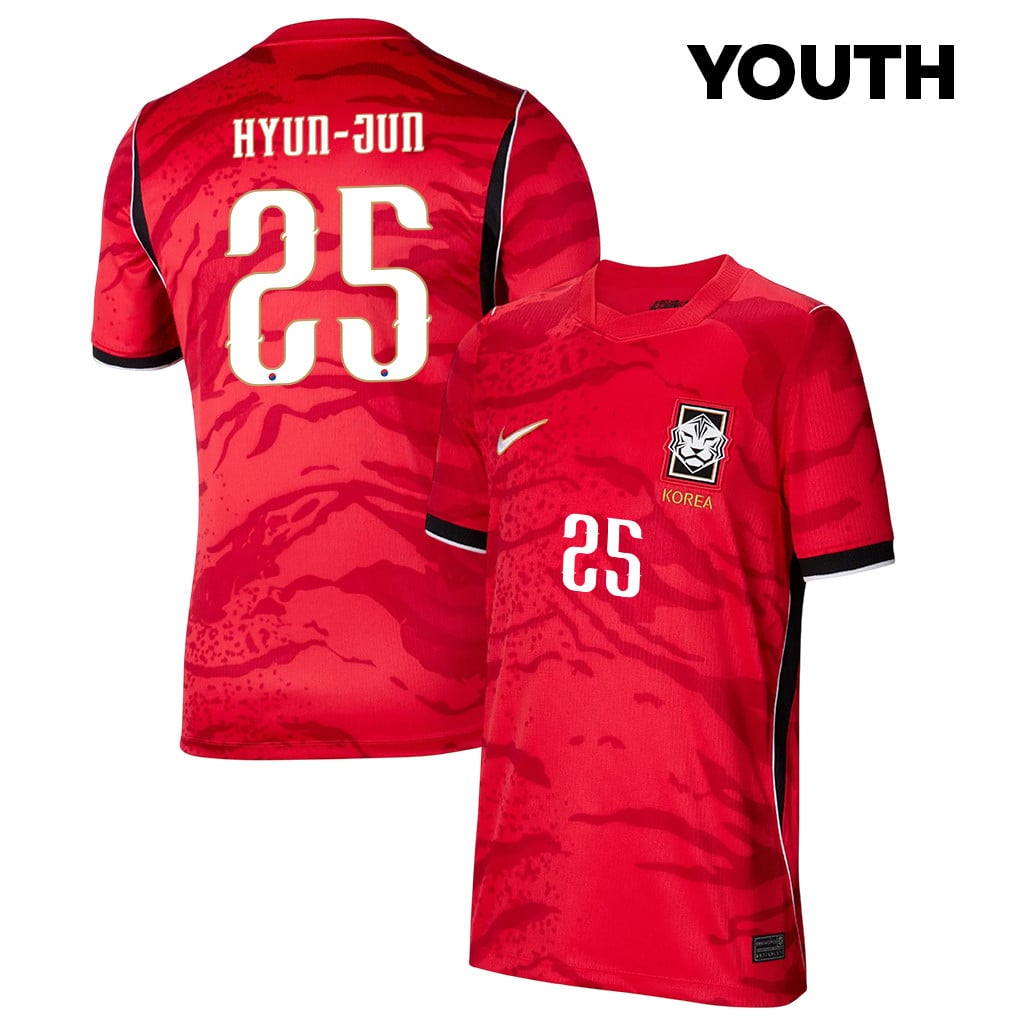 Yang Hyun-jun 25 Youth South Korea National Team 2026 Home Jersey - Red