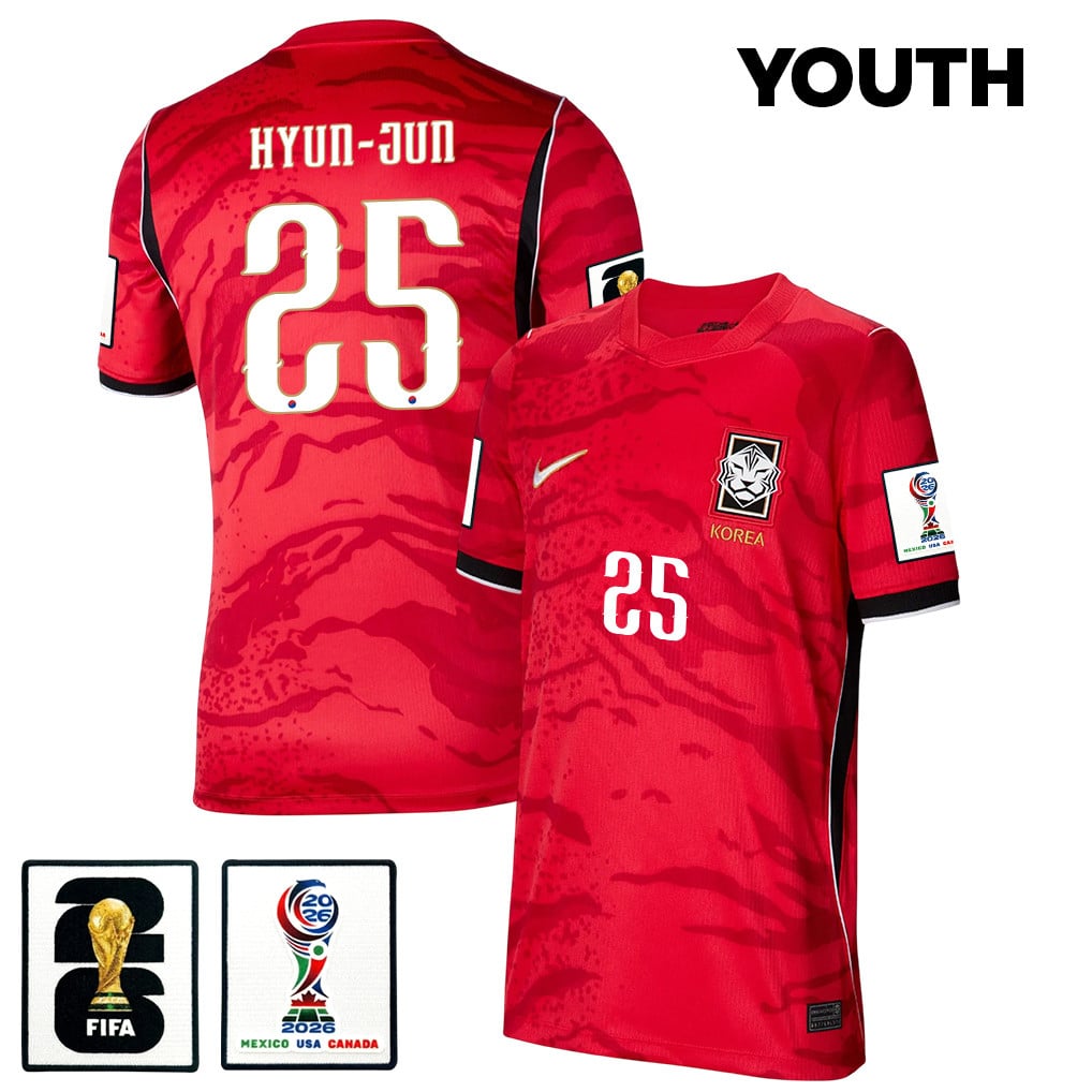 Yang Hyun-jun 25 Youth South Korea National Team 2026 Home Jersey - Red