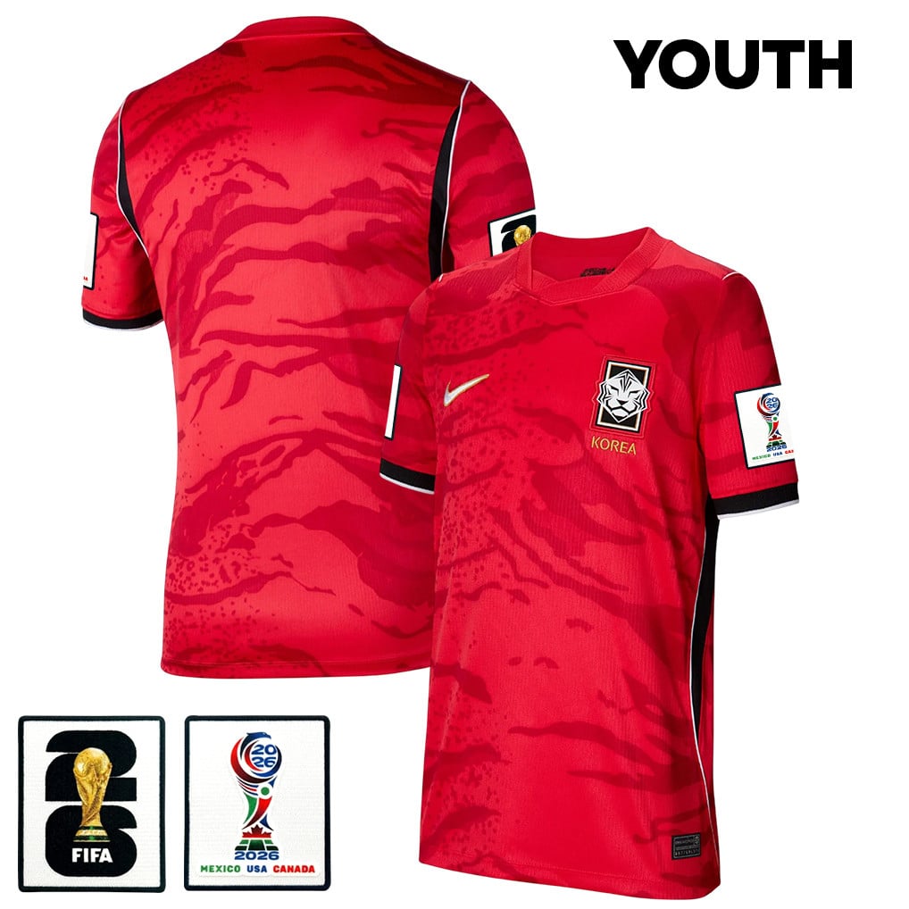 South Korea National Team 2026 Youth Home Jersey - Red
