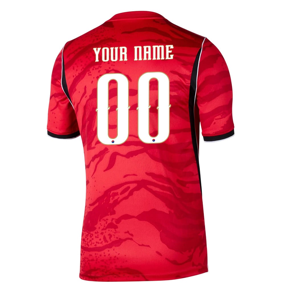 South Korea National Team 2026 Youth Home Jersey - Personalized - Red