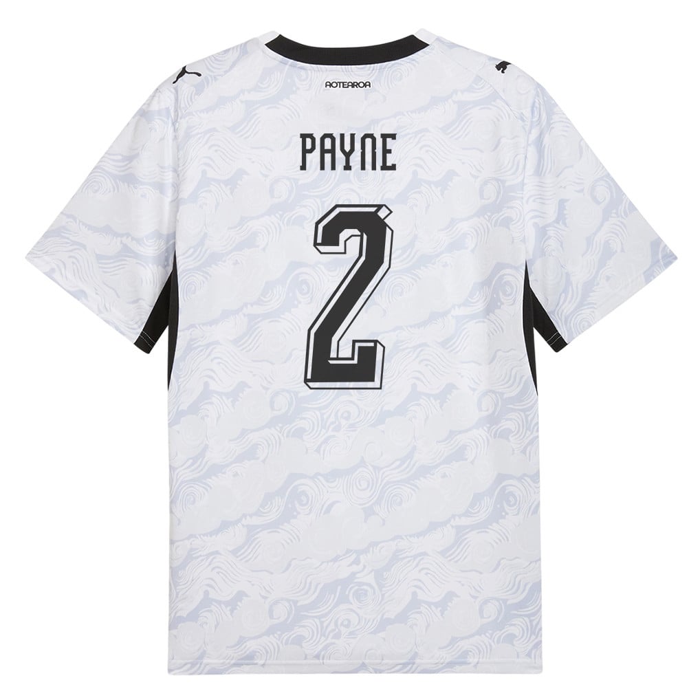 Tim Payne 2 New Zealand National Team 2026 Away Jersey - White, Men