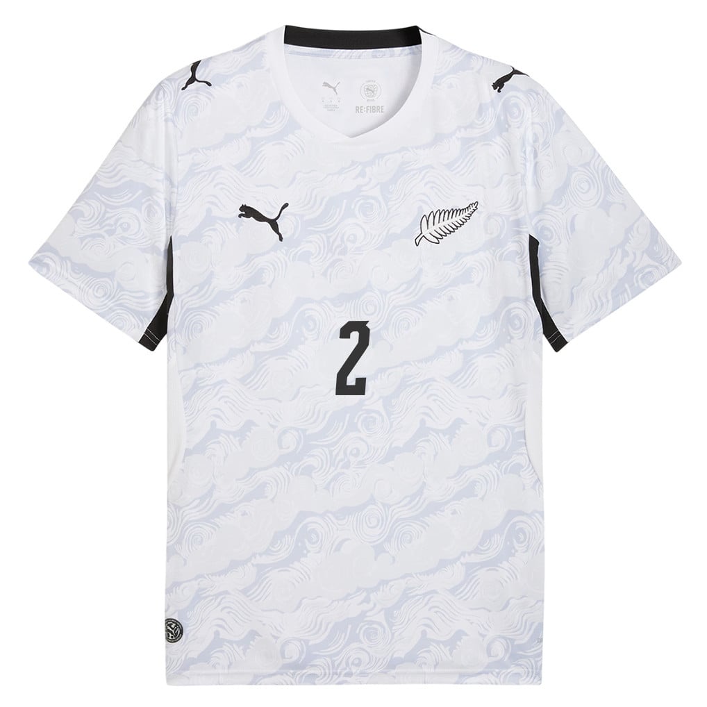 Tim Payne 2 New Zealand National Team 2026 Away Jersey - White, Men