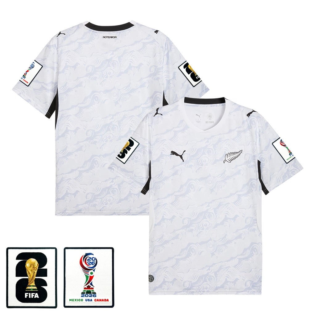 New Zealand National Team 2026 Away Jersey - White, Men