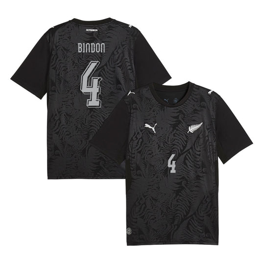Tyler Bindon 4 New Zealand National Team 2026 Home Jersey - Black, Men