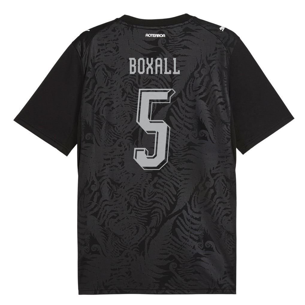 Michael Boxall 5 New Zealand National Team 2026 Home Jersey - Black, Men