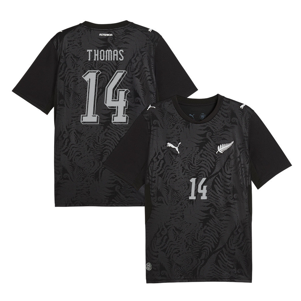 Ryan Thomas 14 New Zealand National Team 2026 Home Jersey - Black, Men