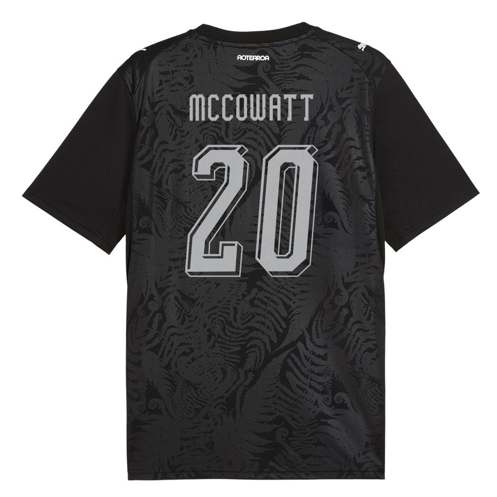 Callum McCowatt 20 Youth New Zealand National Team 2026 Home Jersey -Black
