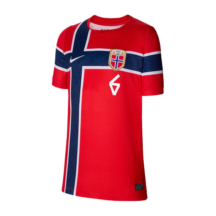 Patrick Berg 6 Youth Norway National Team 2026 Home Jersey - Red